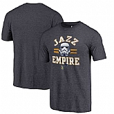 Utah Jazz Navy Star Wars Empire Fanatics Branded Tri-Blend T-Shirt,baseball caps,new era cap wholesale,wholesale hats